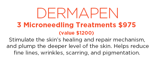 3 Microneedling Treatments for 975.00. Value 1200.00.